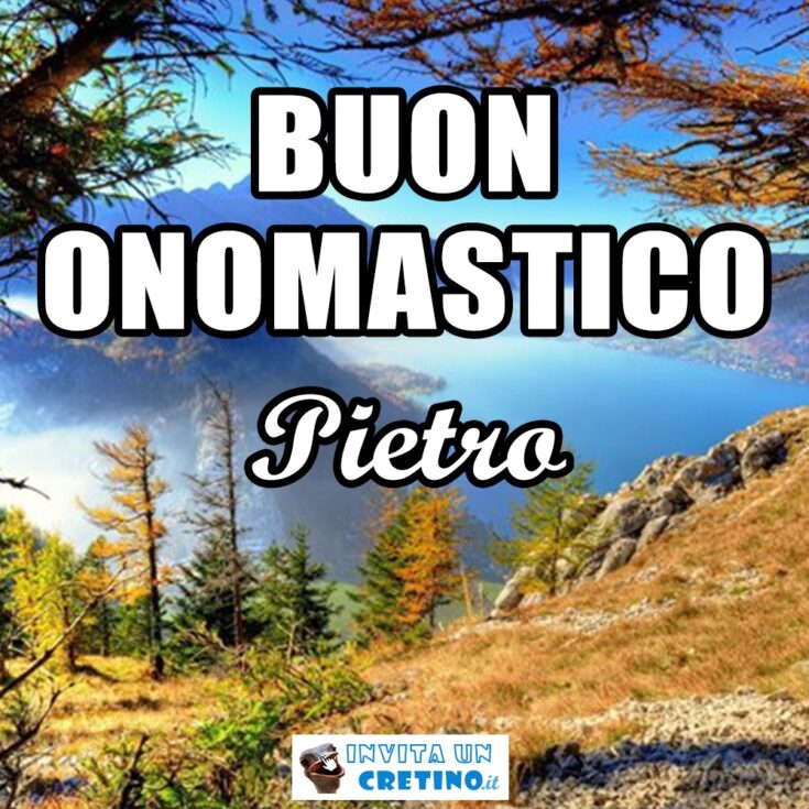 buon onomastico pietro 21 dicembre