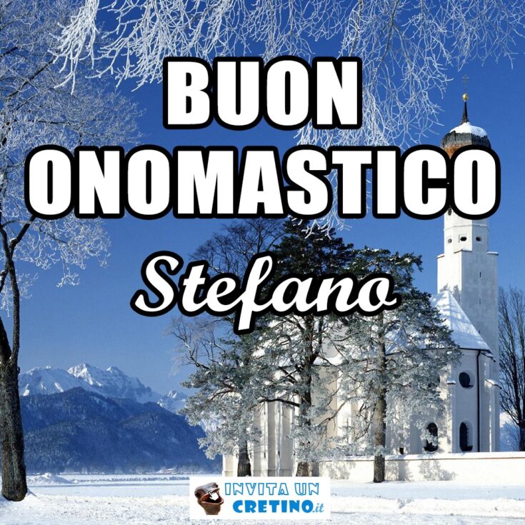 buon onomastico stefano 26 dicembre