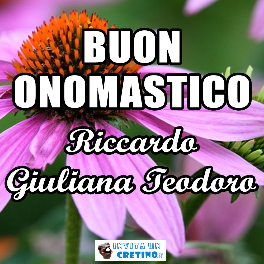 buon onomastico riccardo giuliana teodoro 7 febbraio